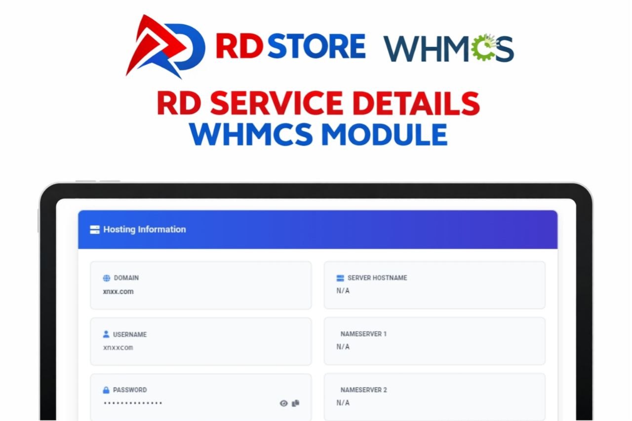 RD Service Details WHMCS Module